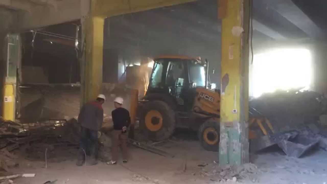 Демонтаж внутри здания - YouTube