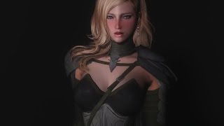 스카이림 의상 - eso altmer armor cbbe skyrim mod
