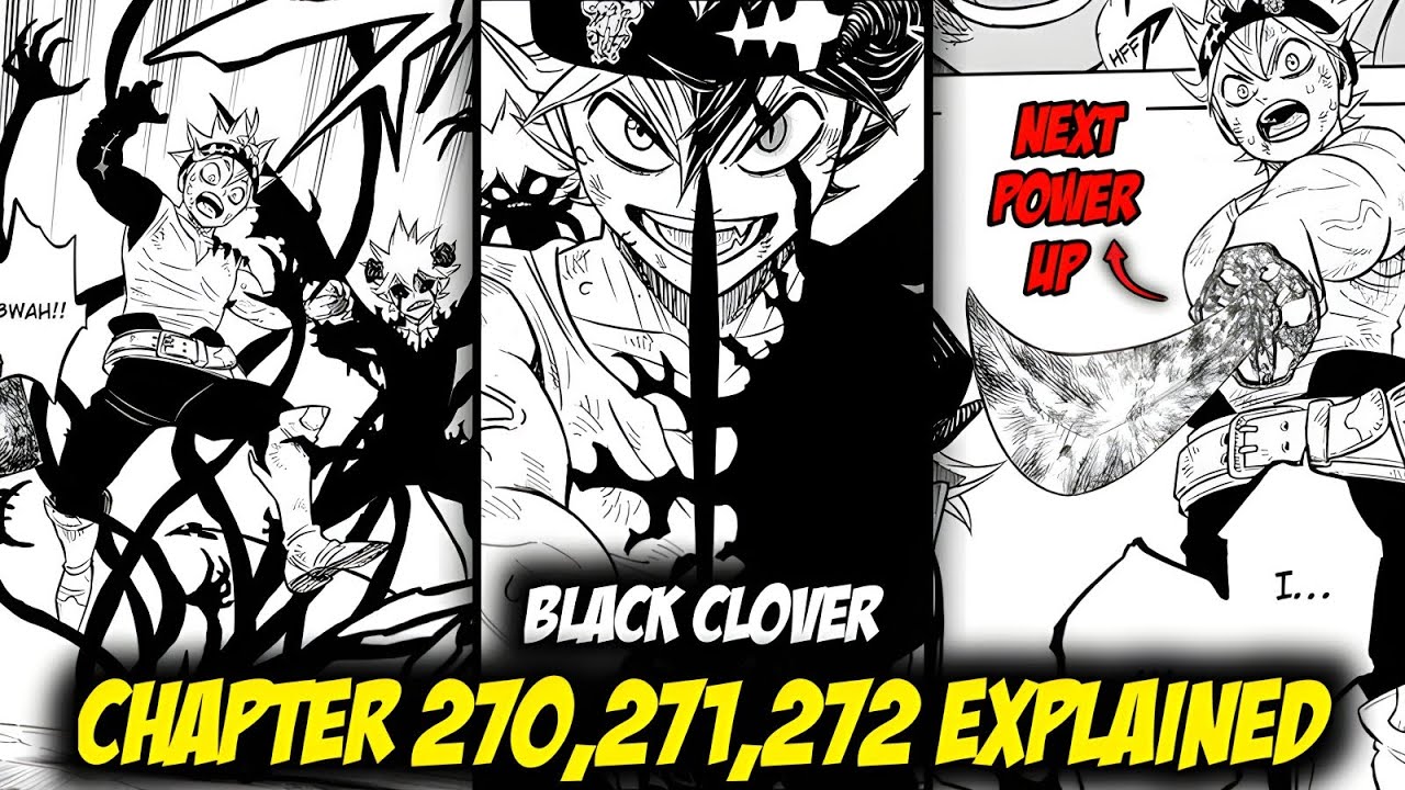Black Clover Manga Chapter 270,271,272 Explained: Asta uses DEVIL UNION ...