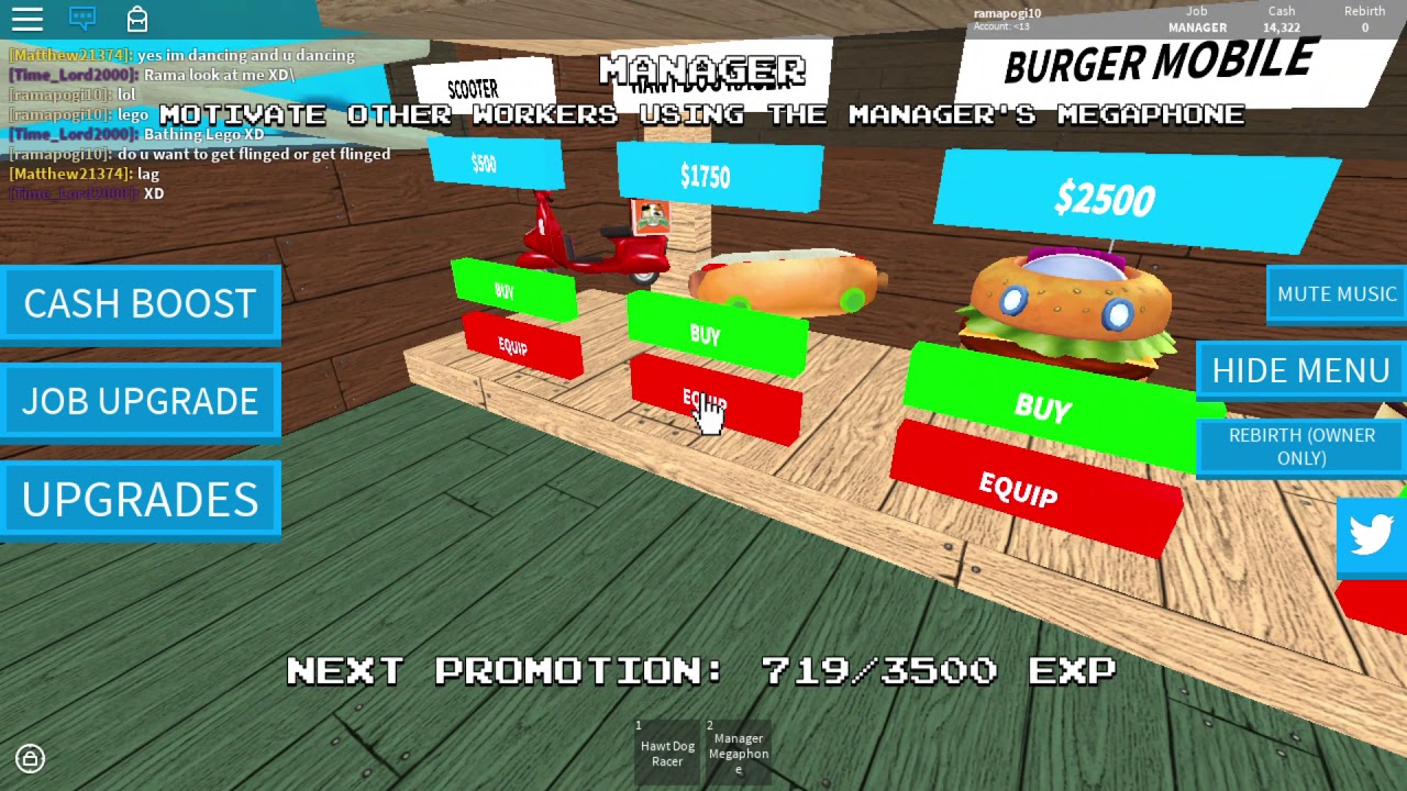 Flinging LEG0SAURUS around fast food simulator (Sorry lego)