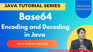 Base64 encoding and decoding in java | Java Tutorial | java Tutorial in Hindi
