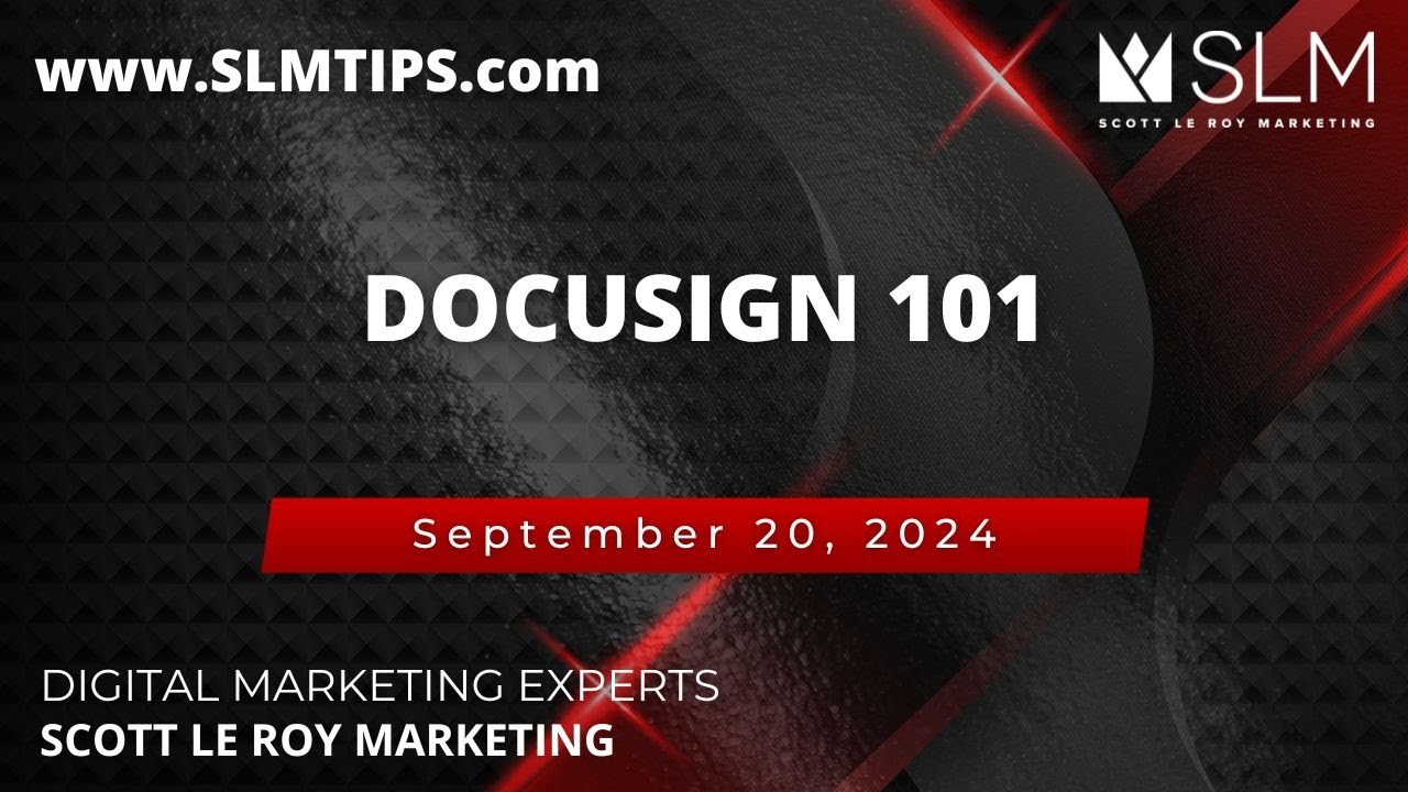 DocuSign 101 9/20 - YouTube