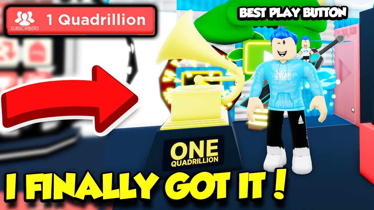 I GOT ALL the PLAY BUTTONS in Roblox  Life.. Quadrillions