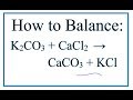 Balancing Chemical Equations