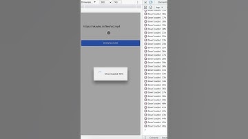 Downloaded percentage in ionic angular app #ionic #mobileapp #appdevelopment