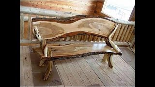 Лавки из дерева ручной работы - wooden bench handmade Лавки из дерева ручной работы - wooden bench handmade