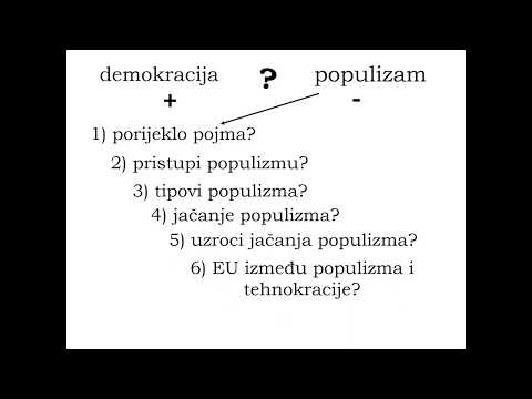 Predavanje prof. dr. sc. Berta Šalaja o populizmu
