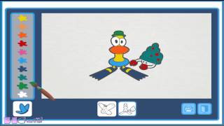 POCOYÓ GAMES   Super Painting and Colouring   Pinta y colorea  Online Game screenshot 1