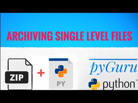 pyZIP 4 | Archiving single files | zipfile | pyGuru