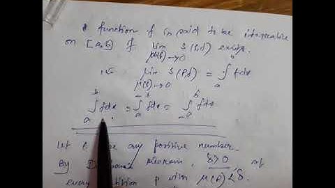 Riemann Integration-03