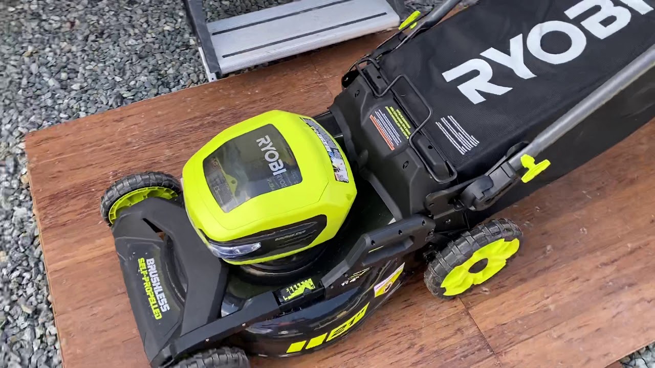 Ryobi 40v seft propelled brushless. Fix YouTube