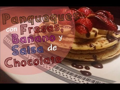 Video: Panqueques Con Salsa De Plátano Y Chocolate