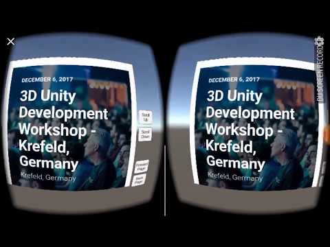Mobile Web View for Unity Engine (Android platform - Unity Cardboard 2D Object)