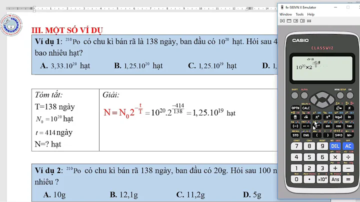 VẬT LÝ - LỚP 12 - CHUYÊN ĐỀ 6: PHÓNG XẠ - THẦY NGUYỄN THANH LONG