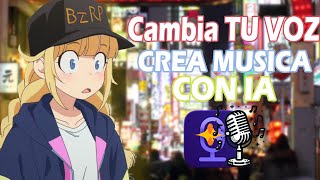 Cambiar TU VOZ y CREAR MUSICA CON IA!!!!!! screenshot 1