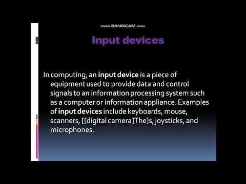 computer PPT for class 6 input and output devices - YouTube