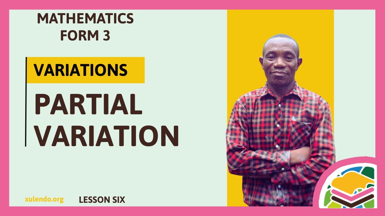 Variations (Lesson 6) | F3 Math | Partial Variation