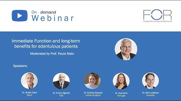 A Patient With An Edentulous Maxilla And Medium Bone Density – Immediate Function - Full video.