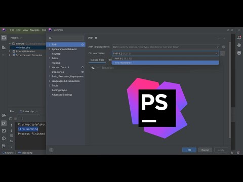 Configure local PHP interpreters : PhpStorm