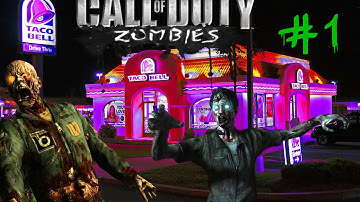 Zombies in Taco Bell (Part 1) - "Another Fast Food Map!" - World at War Custom Zombies