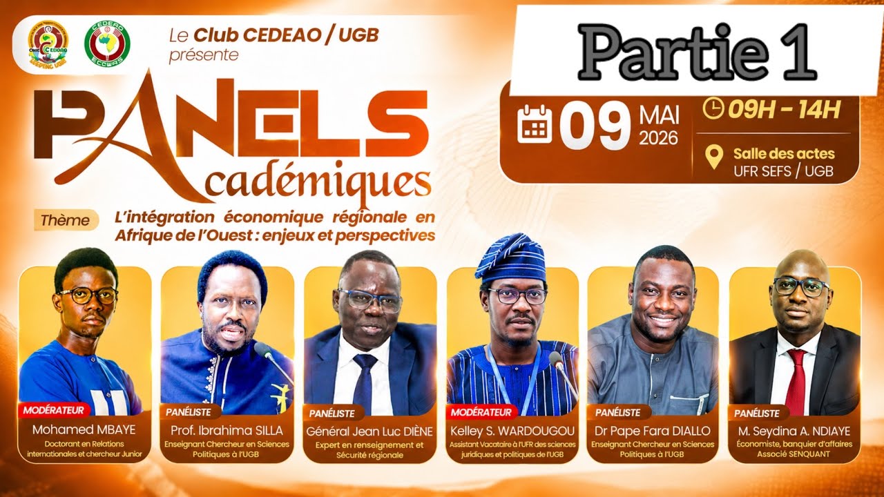 UGB, le club CEDEAO a encore tapé fort : Partie 1: PANELS Académiques UGB 2026 |