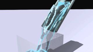 blender flowing water