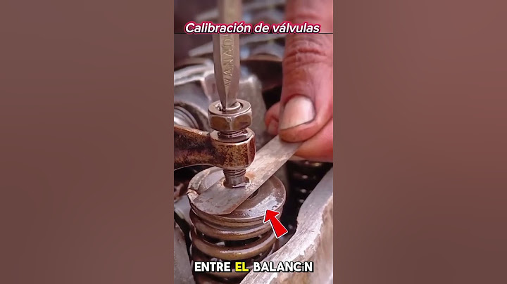 Cómo calibrar las válvulas de tu motocicleta #mecanicademotos