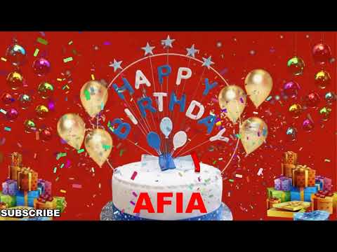 AFIA Happy Birthday