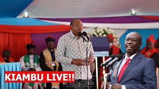 LIVE! DP GACHAGUA, UHURU BREATHING FIRE IN KAHAWA WEST, WARNING RUTO TO STOP USING KIKUYU LEADERS!