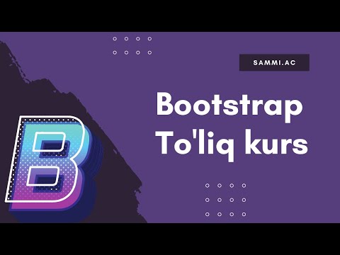 Video: Bootstrap-da Form Group-dan qanday foydalanish kerak?