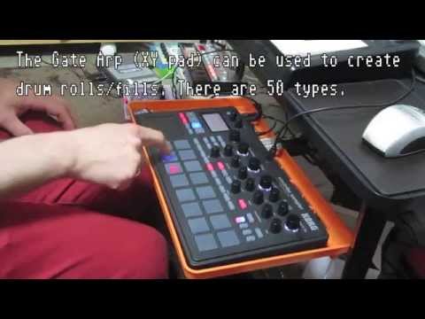 Part 4: Electribe Sampler drum rolls/fills with Gate Arp