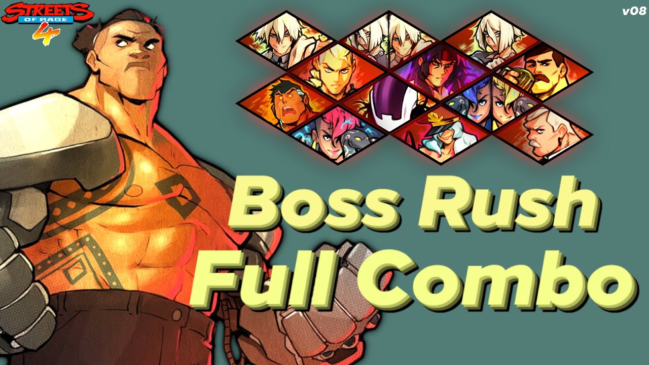 Streets of Rage 4 Floyd - Boss Rush Full Combo - v08 update