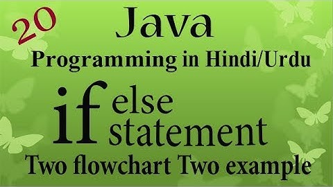 20 java programming | if else statements with flowchart