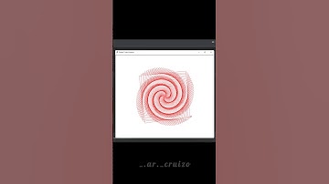 Squary Spiral🌀 using Python Turtle🐍🐢 | Python Turtle graphics #shorts #python