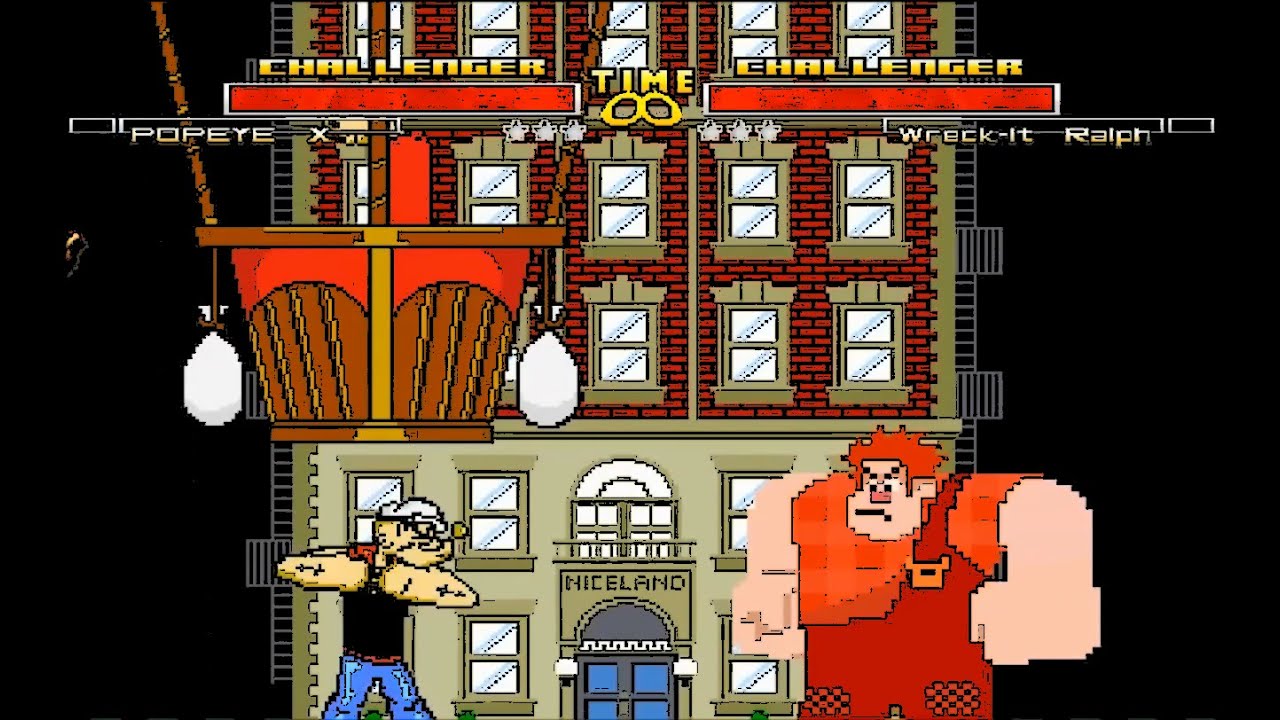 Mugen : Popeye X Vs Ralph (Pixar)