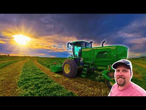 We Finally Upgraded Our Swather! First Crop Hay Cutting
