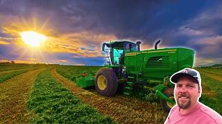 We Finally Upgraded Our Swather! First Crop Hay Cutting