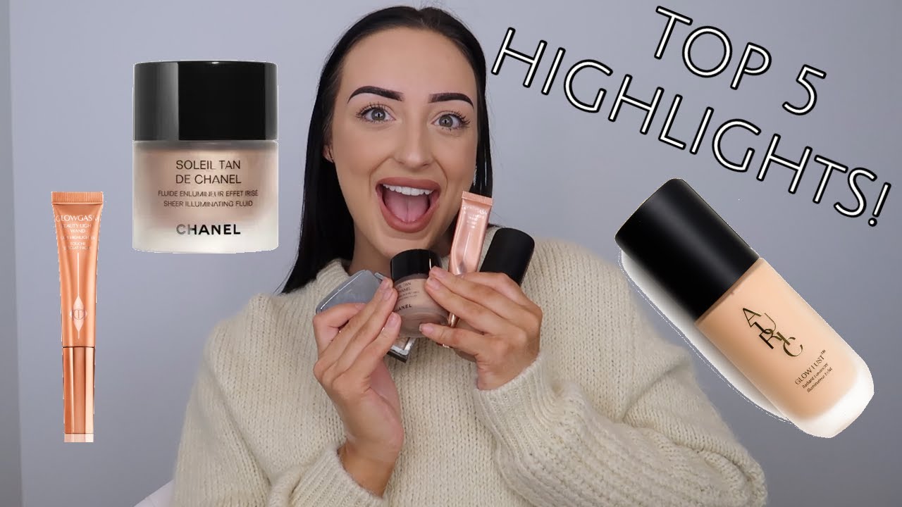 My Top 5 Highlighters of All Time! BEST Holy Grail Highlighter Products! YouTube
