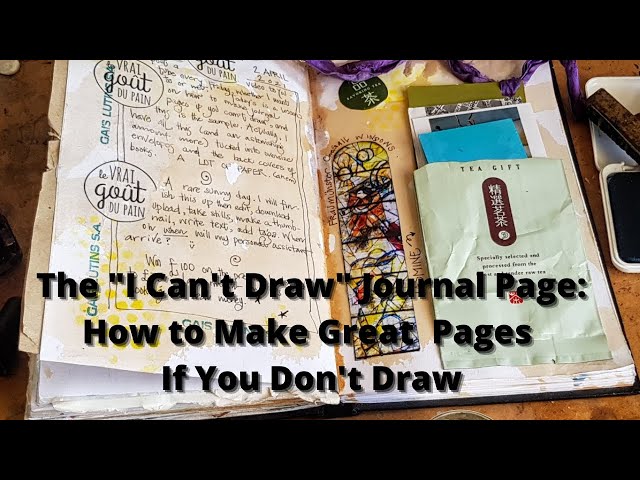 Creative Ideas For Art Journal Entries (even if you don't know how to draw)  – Cheat Sheet For Life