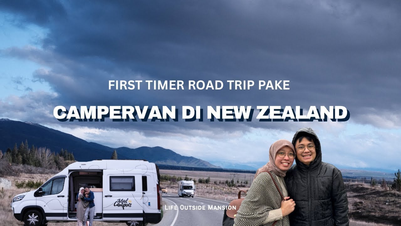 Road Trip New Zealand pakai Campervan ! Explore South Island - Vlog 1