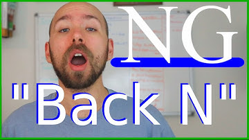 The Back N (NG) Sound (+NK) | Nasal Consonants #1 | American English Pronunciation and Ear Training