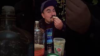 Whiskey Pickleback! @Bulleit @grillospickles #wedrinkin #saturday #whiskey #pickle #shots #food