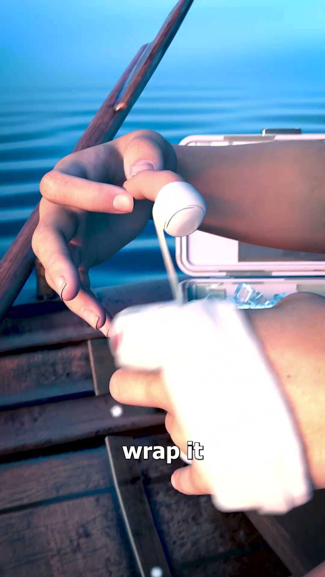Fishing Line Rips Finger Off ?
