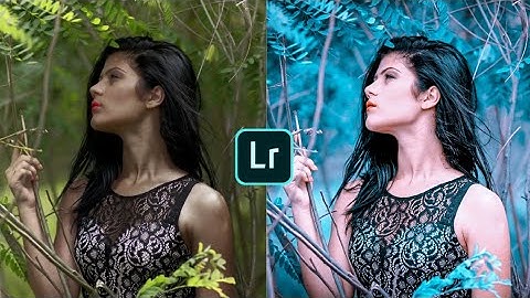 Lightroom Editing Photo Tutorial // Blue Background Editing // LR New Photo Edit 2022.