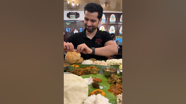 Authentic South Indian Thaali on Banana Leaf 😍😍