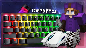 Clacky Keyboard & Mouse Sounds ASMR | Hypixel BedWars