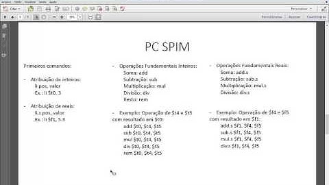 Aula Assembly MIPS com PCSpim