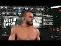 WWE 2K26 Entrance signature Finishers victory Austin Theory