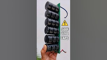 12 Volt 500 Farad Super Capacitor Pack DIY #shorts