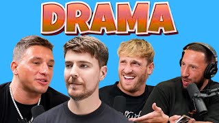 MrBeast & SteveWillDoIt DRAMA on Logan Paul's Impaulsive Podcast